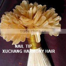 BEST popular blonde nail tip curly hair extensions