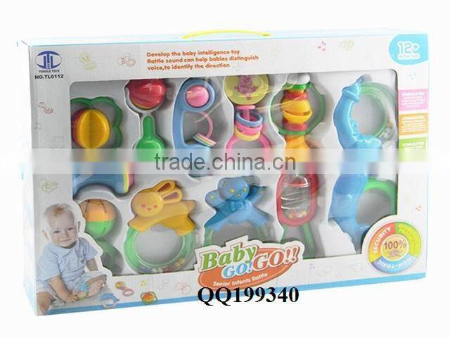 Lovely plastic baby toy rattle