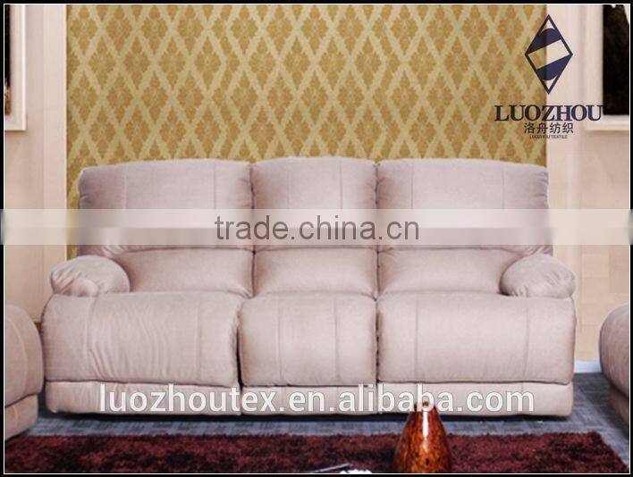 fashionable embossed printing suede sofa fabrics