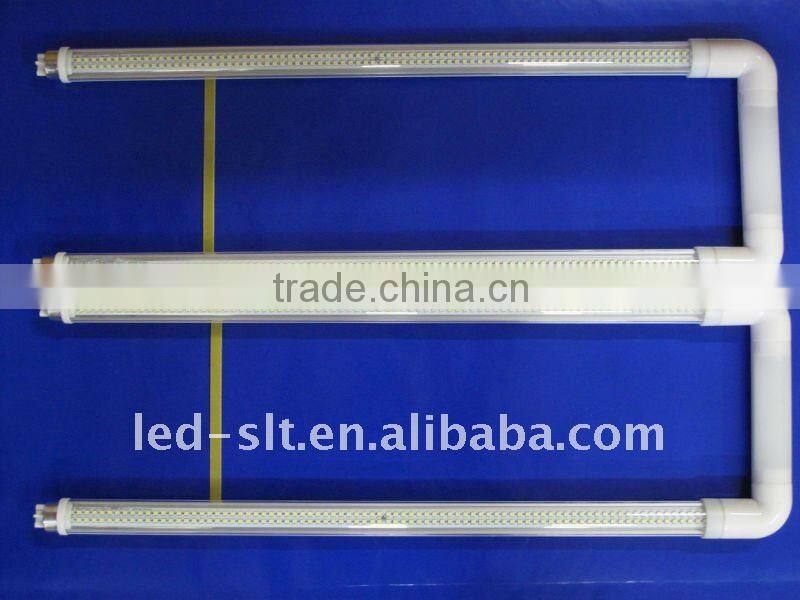 commerical/office led u tube light 18w with clear lens internal driver,90-264V AC