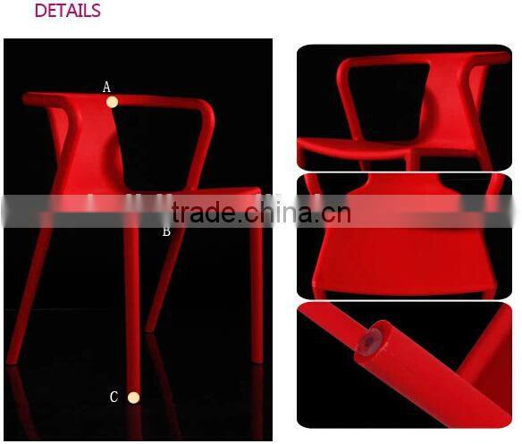 Top quality Wholesale stackable Garden outdoor Leisure colorful plastic chair