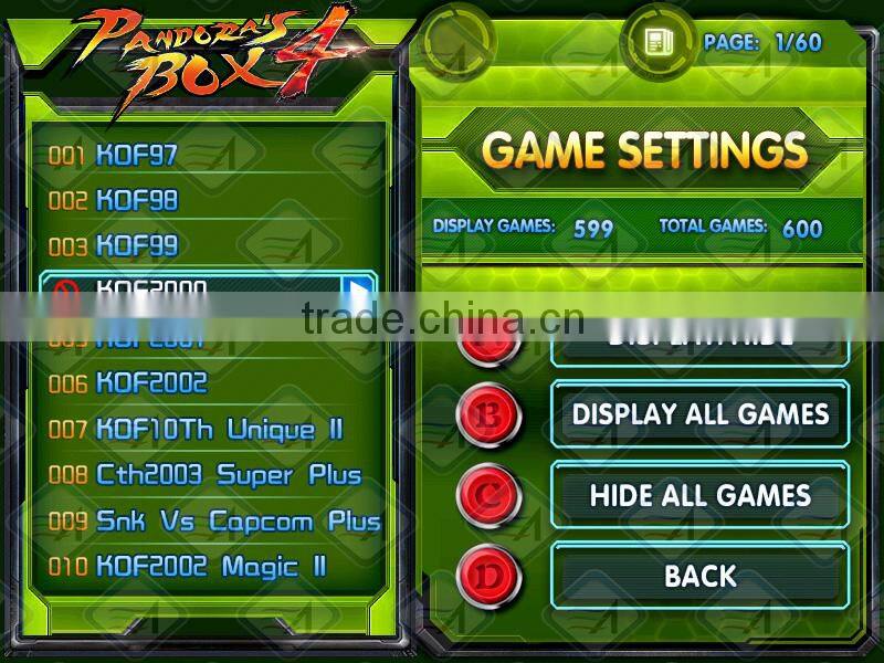 Pandora Box 4 HD 645 in 1 Mutli Game Board Pandora's Box 4 Jamma Arcade Game Board