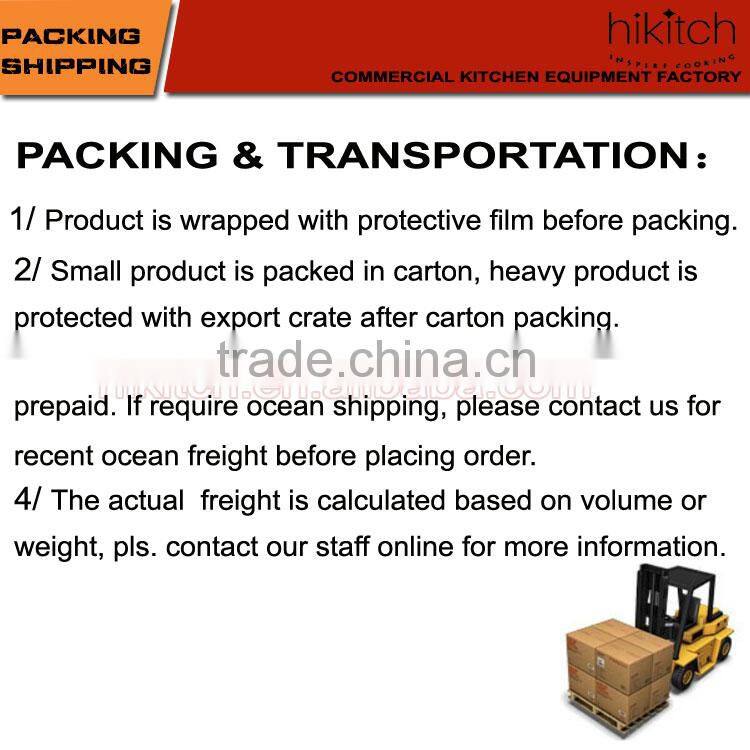 Counter top 6 baskets gas pasta cooking machine with taps Guangzhou manufacturer