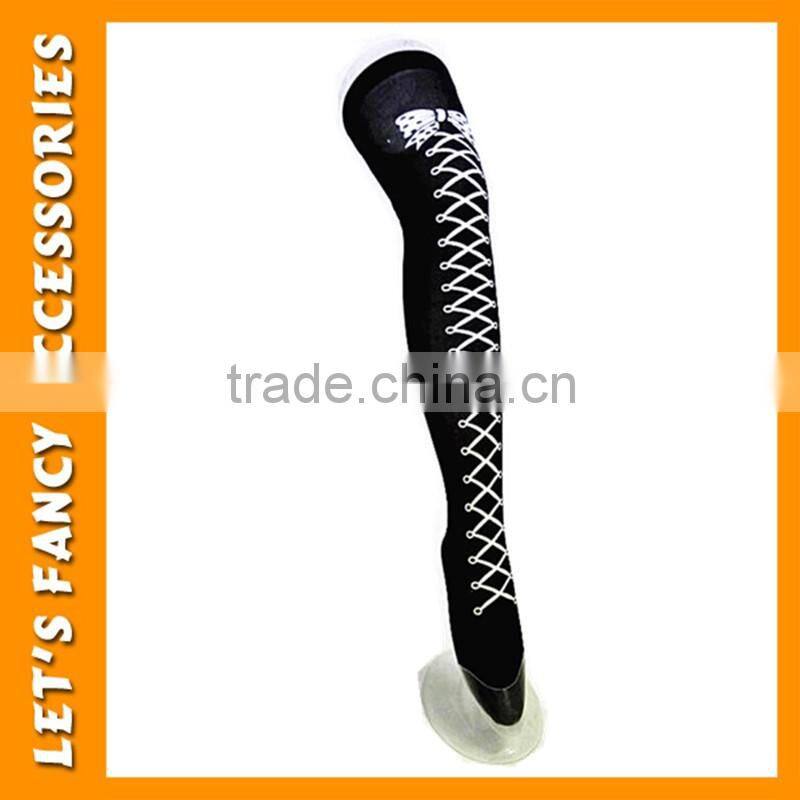 PGSK0190 Party halloween nylon costume poker design of black square stocking man joker role stocking