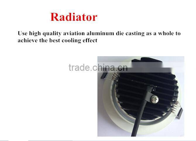 high power recessed led ceilling down light 1w