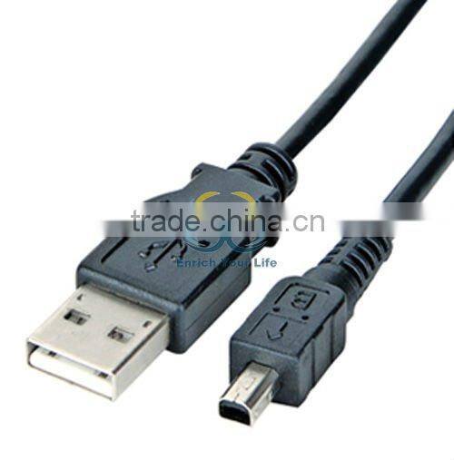 USB A male to mini 4P