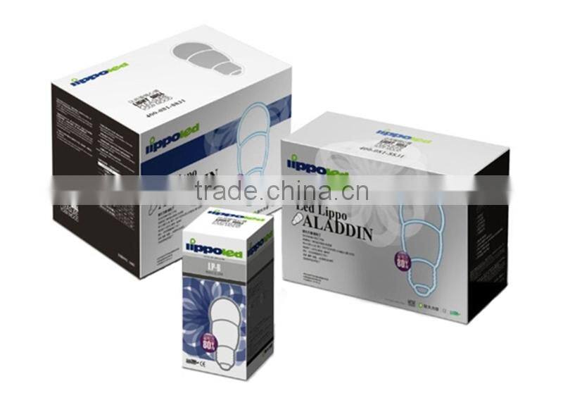 Offset printing clear plastic window packaging lip gloss box