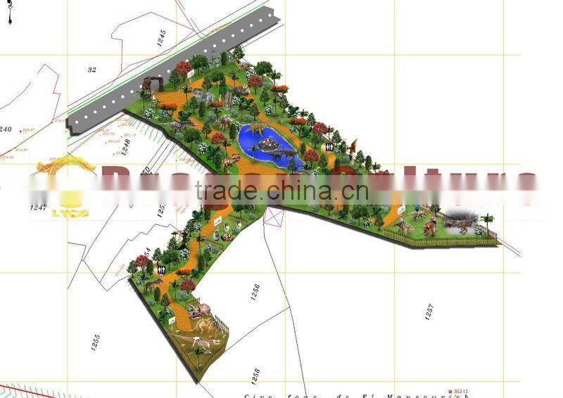 2014 great quality life size large dinosaur waterproof and fireproof with low price