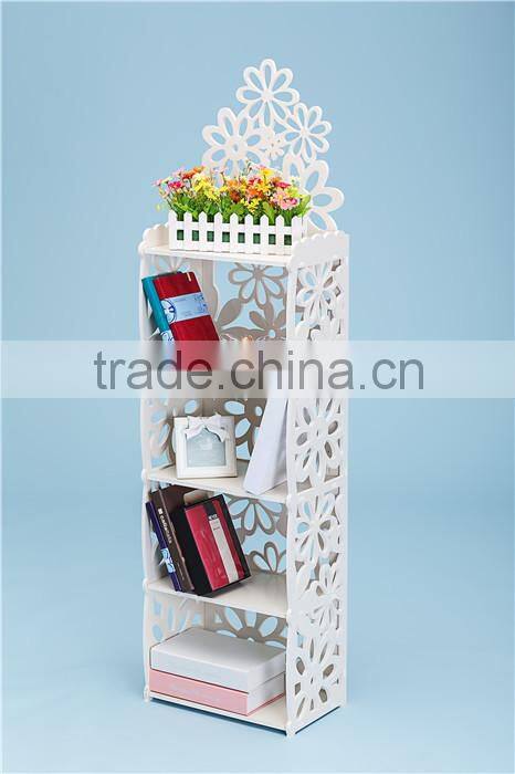 Combination style clearly flower patten bookcase furniture bedroom sets with prices