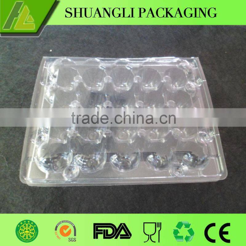 High quality clear transparent plastic quail egg cartons for sale