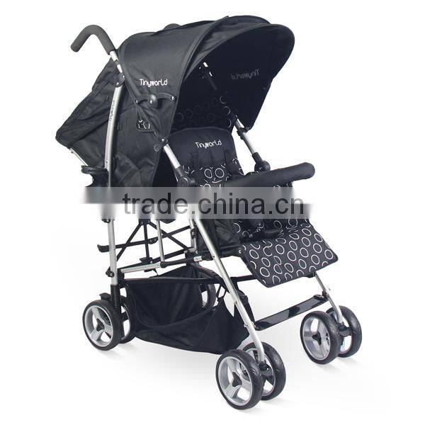 New European Style Fasion Twin Tandem Baby Stroller