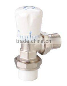 brass radiator valve with PP-R connector