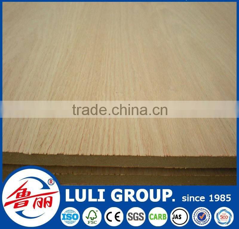 natural veneer coated MDF