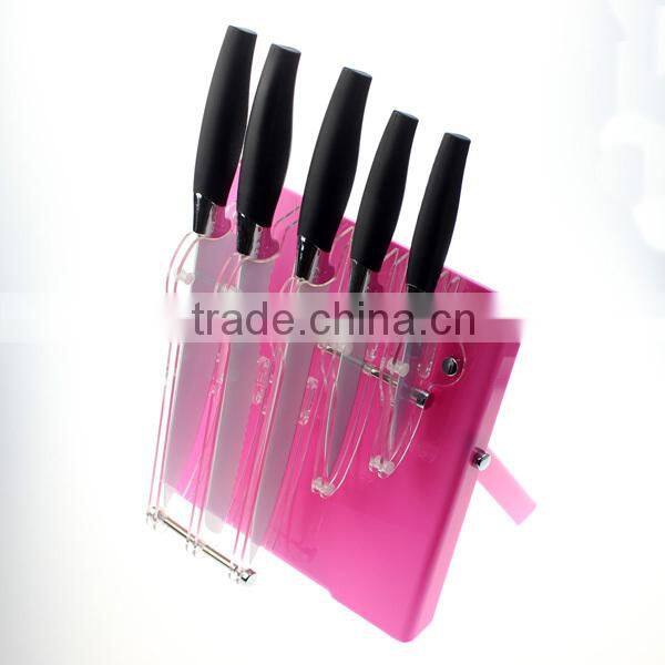 Plastic handle kitchen knife