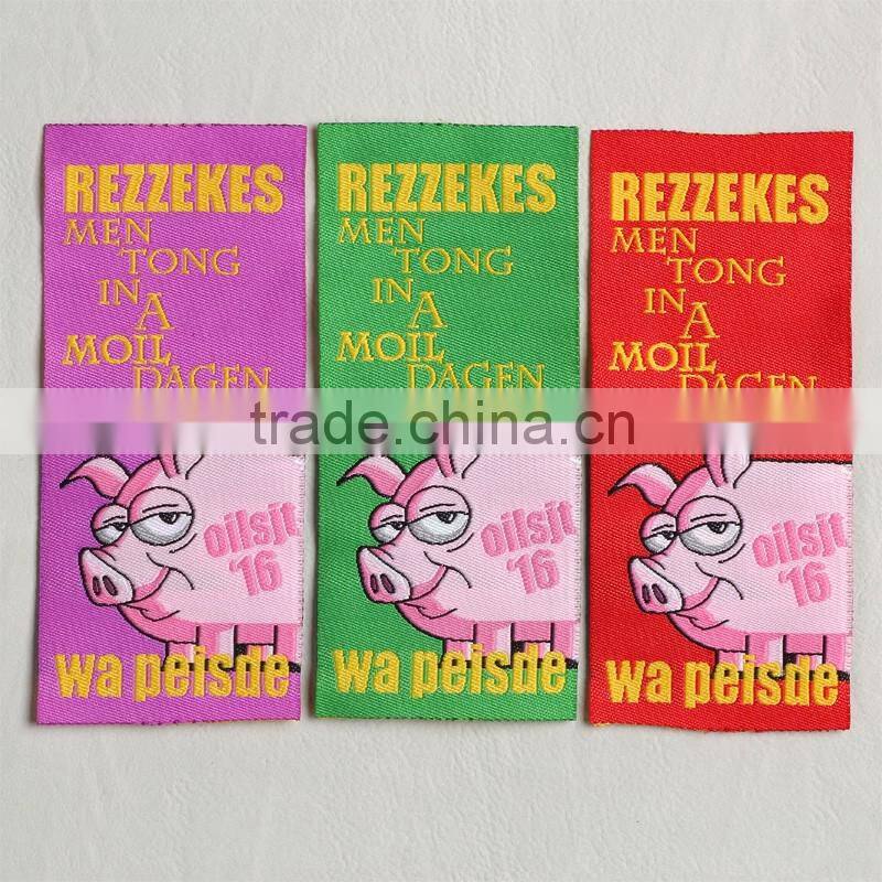 cute pig fabric tag for Wedding blanket