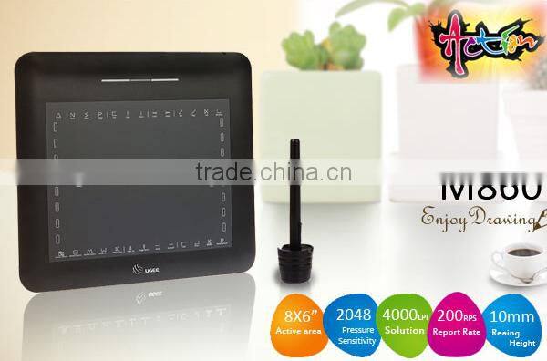 UEGG M860 drawing interactive graphics tablet for website design
