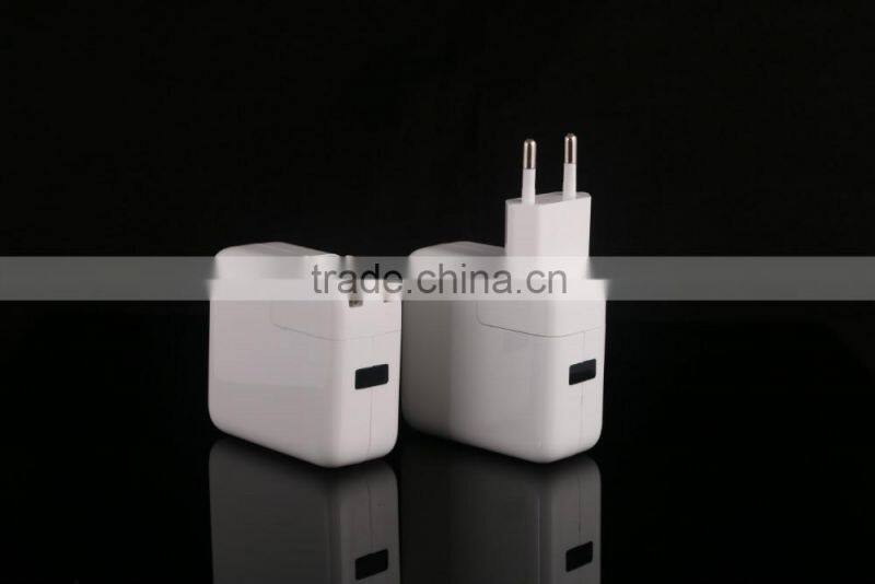 4-Port 5V/4A Compact USB Wall Charger/Portable Charger All-In-One Travel Charger for iPhone, iPad, iPod, Smartphones, 5V Tablets