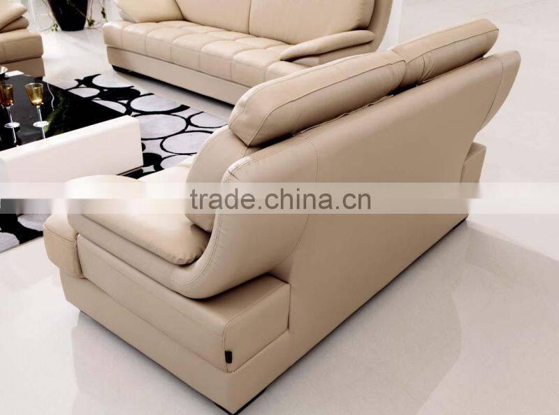 Modern Livingroom Furniture Leather Sofa Set 8048