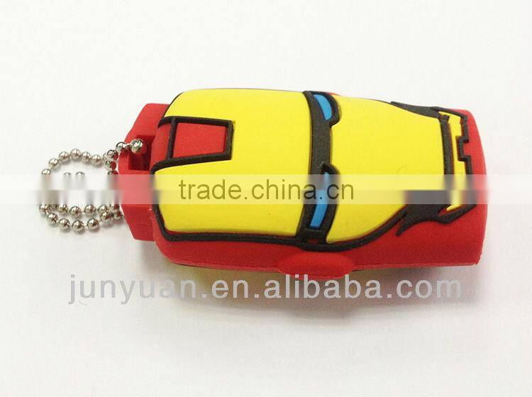 wholesale rubber iron man pen drive