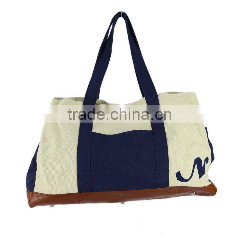 2016 hot sell travel bag customized simple design bag large capacity canvas bag