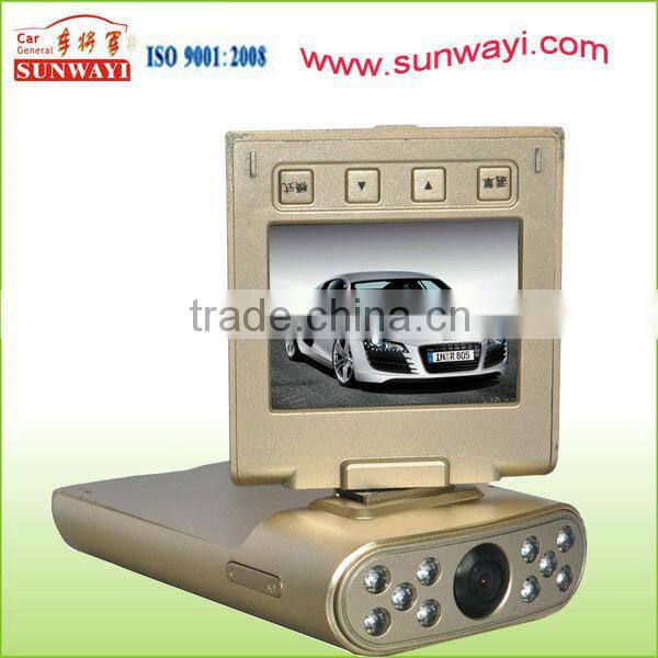 Car DVR G-sensor function car black box with rf light