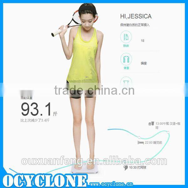 100% original new xiaomi smart scale Android 4.4 ISO controlled
