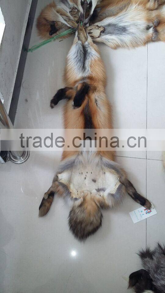 2015 Silver Fox Fur Skin / Real Fox Skin / Natural Fox Fur Skin For Sale