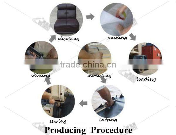 H068 leather armchair