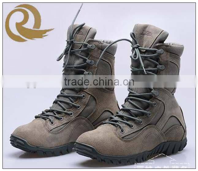 Good quality outdoor genuine leather military comabt tactical boots