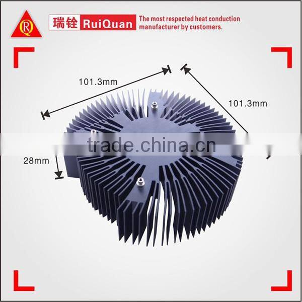 Heatsink Made in China, Aluminum Heat-Sink, round shape VGA heatsinks