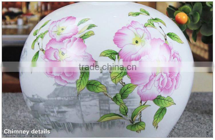 Jingdezhen decal pastel led ceiling lights decoration lighting