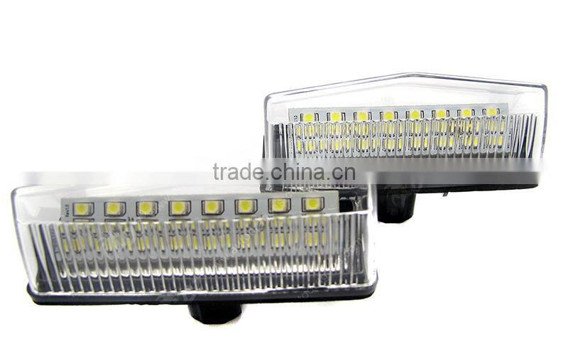 Canbus super white license plate lamp for Toyota for Prius with E4 certification
