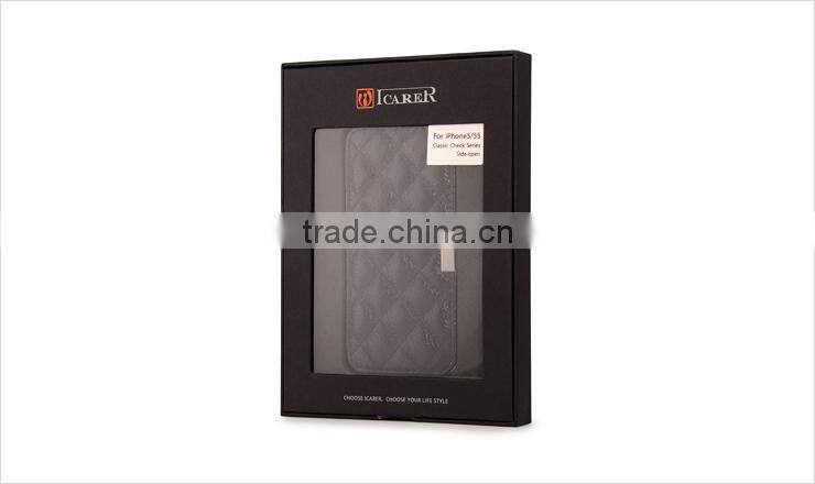 new leather folding wallet case for iphone 5