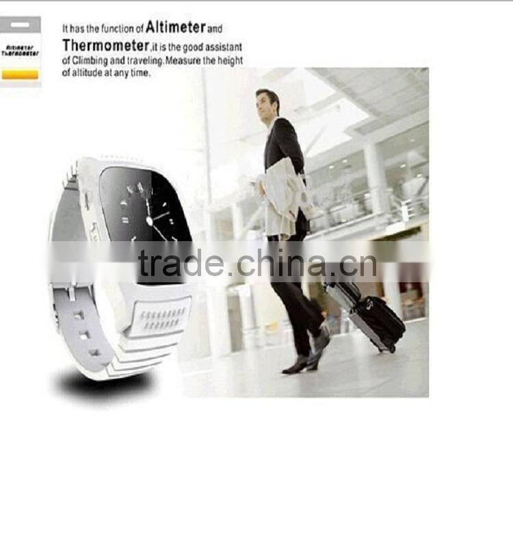 2015 hot and new products in China market smart watch with LED Display, romote control, Music Player for Mobile Phone