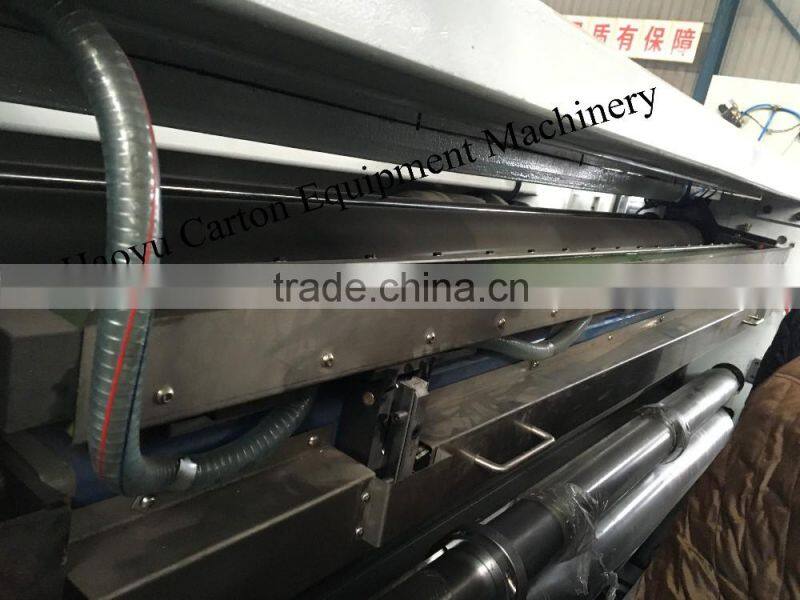 High speed automatic carton box flexo printer slotter die cutter machine