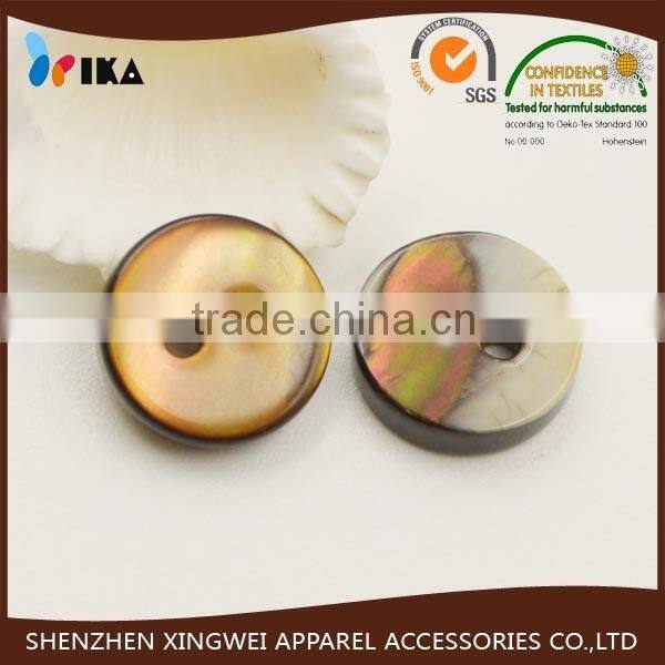 hight grade coffee four hole shell button for shirt