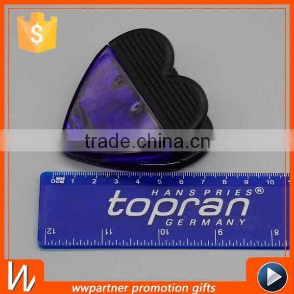 Small Heart Shaped Magnet Clip Rubber Girp