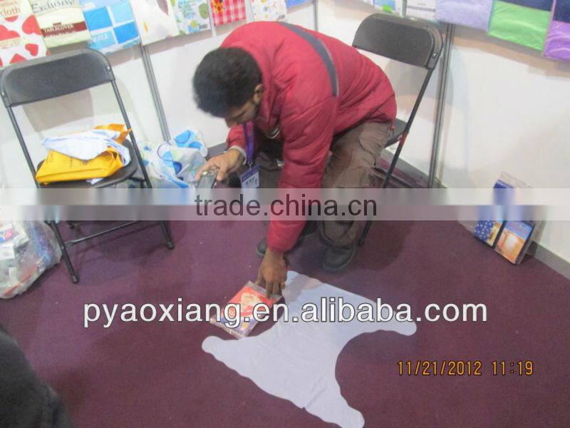 The latest sky blue environmently friendly shower caps or hats for hotel and other places