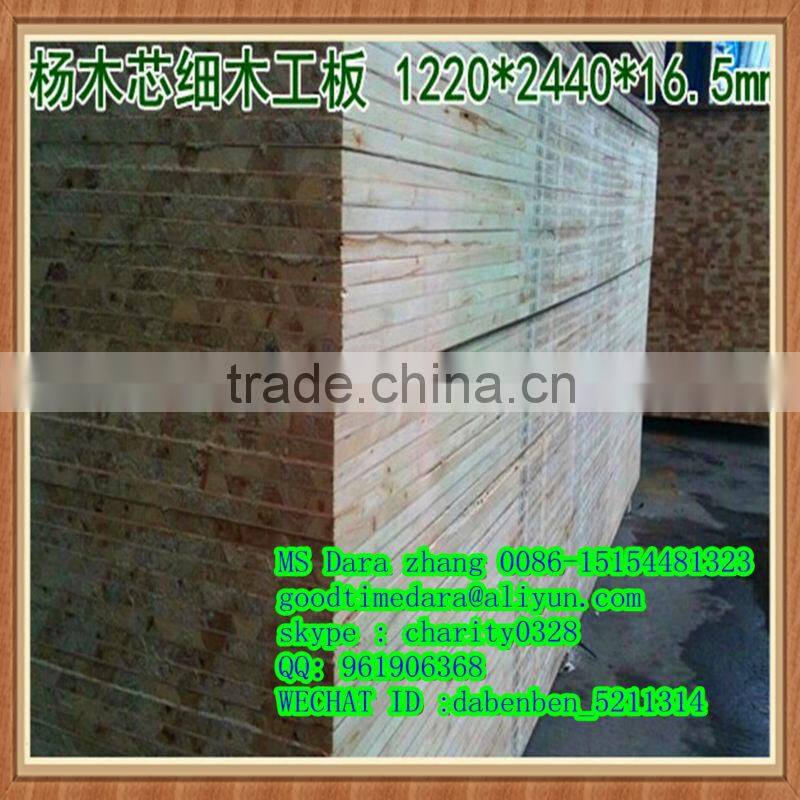 E1Grade 18mm poplar core blockboard