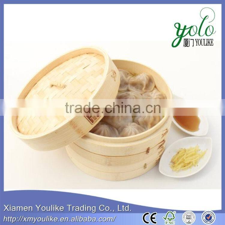 100% Natural Bamboo Steamer Basket