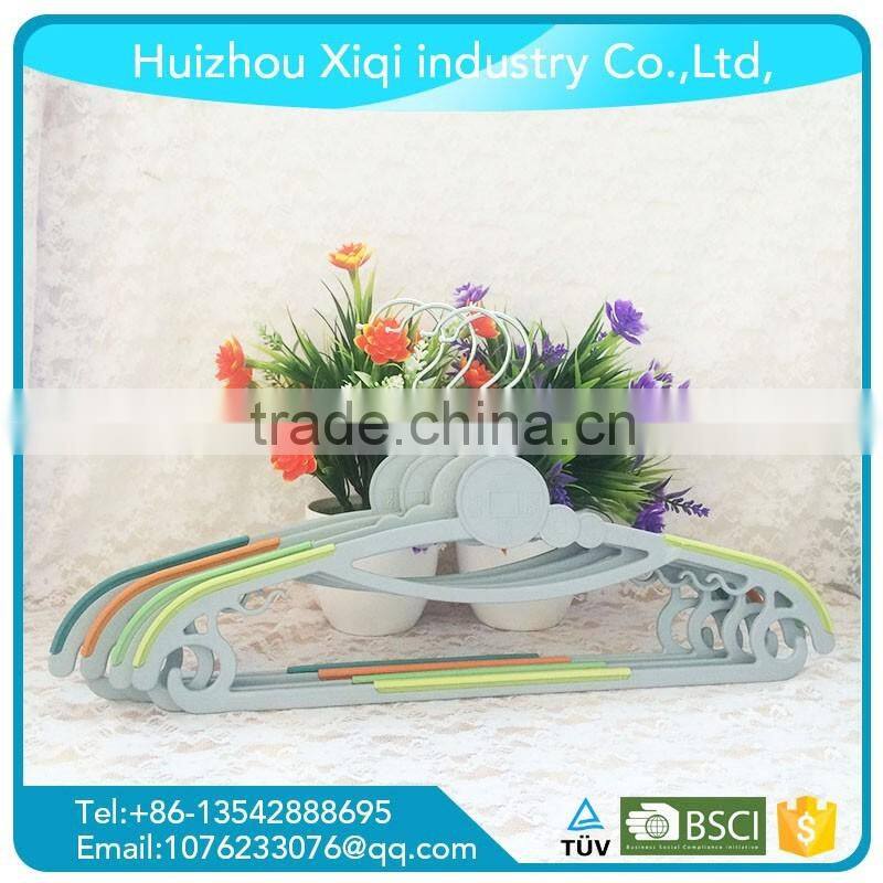 Double Position Wholesale Plastic Non-slip Hanger