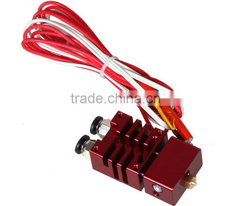 3D Printer ABS Filament Extruder For 3D Printing Parts E3D Cyclops 2 In 1 Out Hotend Extruder Machine