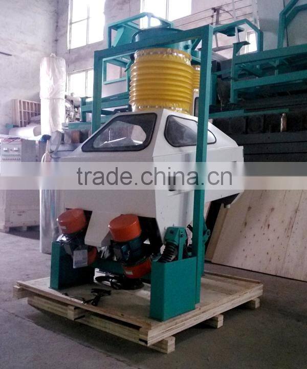 cleaning buckwheat plant