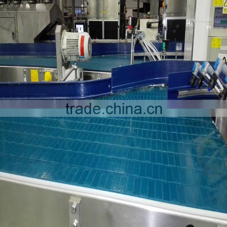 Edible oil plastic top chain conveyor production line factory price