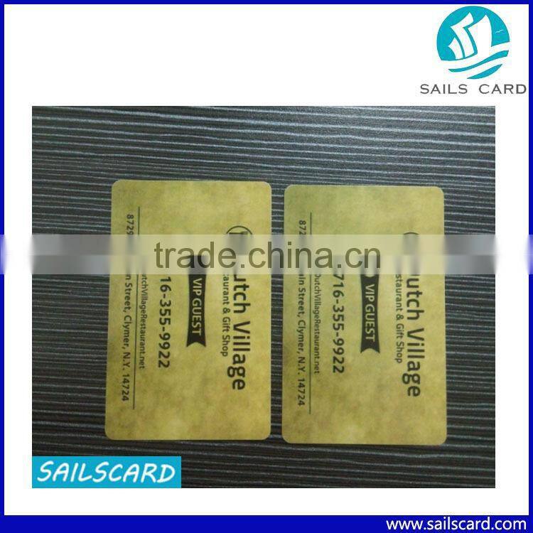 Wholesale plastic VIP cards CMYK color printing direct factory price
