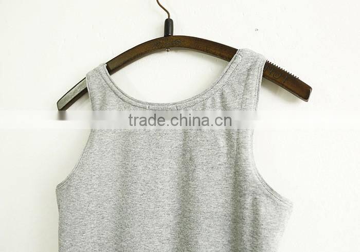 OEM Manufacturer wholesale bulk 100 cotton blank plain crop sexy ladies tank top