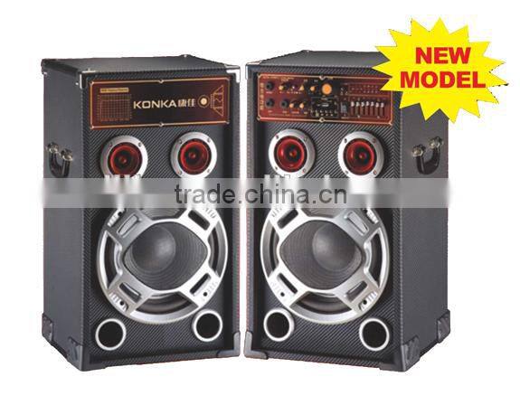New style audio professional musical speaker with wireless microphone