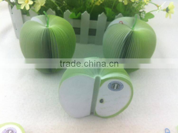 Fruit shaped memo pad for promotion