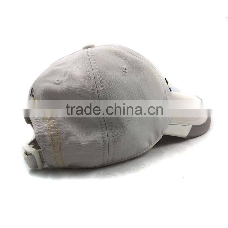 Custom Embrossed 100% cotton baseball hat plastic buckle cap