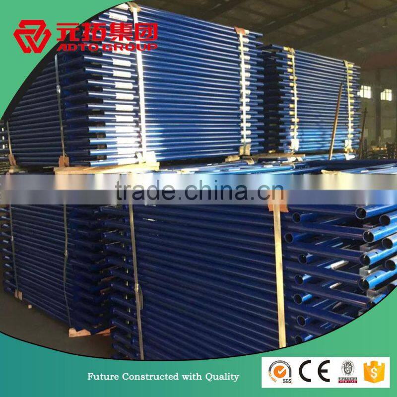 Tianjin Factory Supply S-style 2'x6'4'' 2'x5'' Narrow Frame Type Scaffolding Construction Materials SGS Test